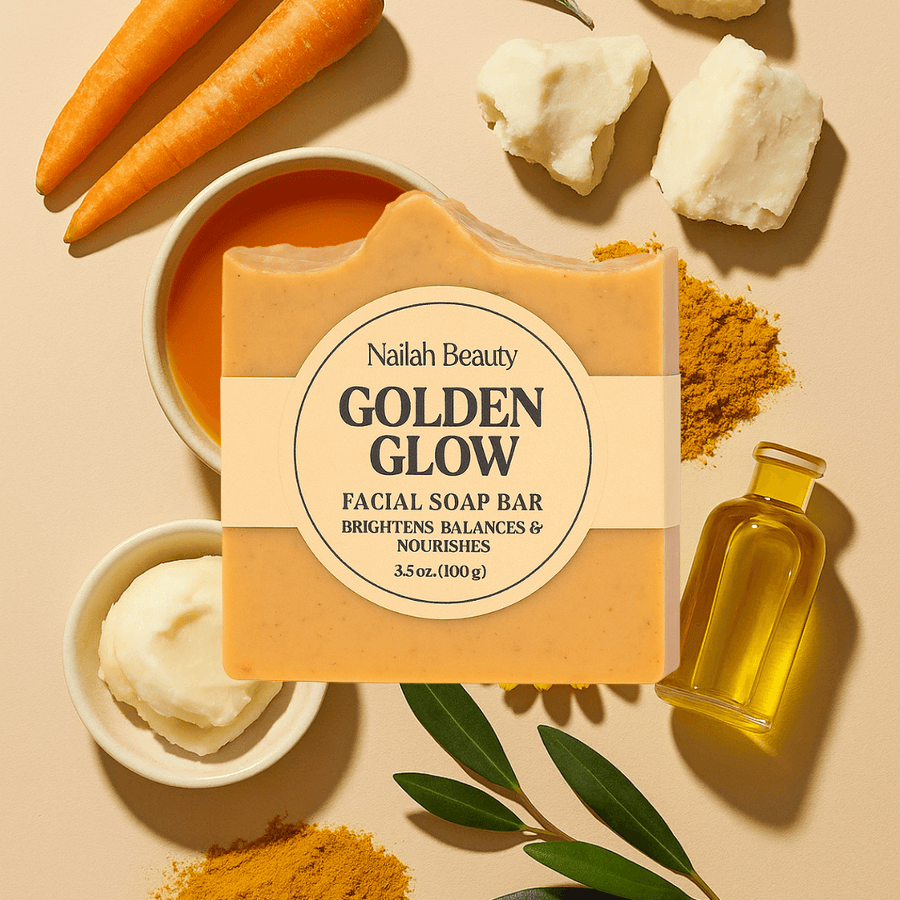 Golden Glow Face Bar - Nailah Beauty